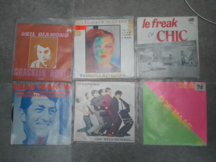 Lot TOP singles, CD & DVD, Vinyles Singles, Utilisé, Single, 7 pouces, Enlèvement ou Envoi