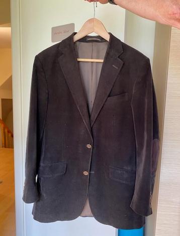 Blazer homme, Massimo Dutti, 48, velours, marron foncé beschikbaar voor biedingen