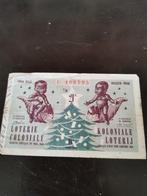 Biljet koloniale loterij 1953, Enlèvement ou Envoi