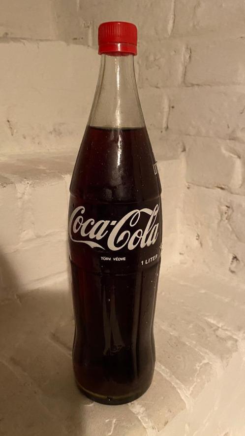 Oude Hongaarse Coca-Cola fles uit jaren 80's MISDRUK 1, Verzamelen, Merken en Reclamevoorwerpen, Ophalen of Verzenden