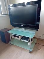 tv-meubel, Huis en Inrichting, Kasten |Televisiemeubels, Ophalen, 50 tot 100 cm, Zo goed als nieuw, Glas