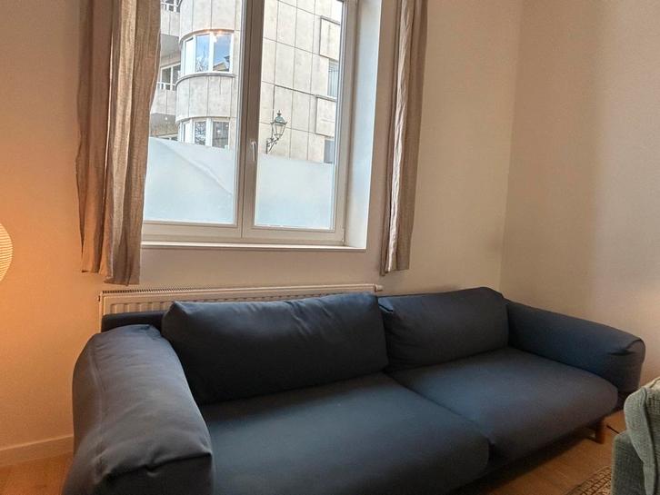 Muuto-bank, Huis en Inrichting, Zetels | Zetels, Gebruikt, Rechte bank, Driepersoons, 250 tot 300 cm, 100 tot 125 cm, Stof, Ophalen