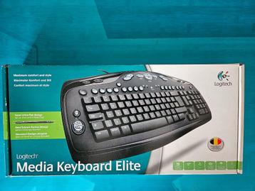 Media Keyboard Elite, Neuf, Enlèvement ou Envoi, Logitech, Azerty