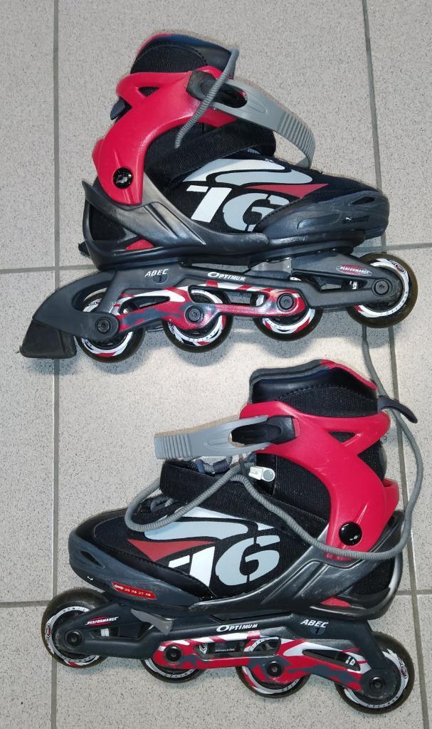 Rollers 32-35, Sport en Fitness, Skeelers, Gebruikt, Inline skates 4 wielen, Kinderen, Verstelbaar, Ophalen of Verzenden