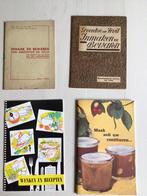 4 kookboekjes, Antiquités & Art, Antiquités | Livres & Manuscrits, Enlèvement ou Envoi