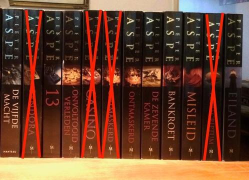 Reeks Pieter Aspe, Boeken, Thrillers, Zo goed als nieuw, Ophalen of Verzenden