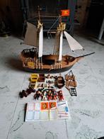 Vintage Playmobil 3550 Piratenschip, Complete set, Gebruikt, Ophalen