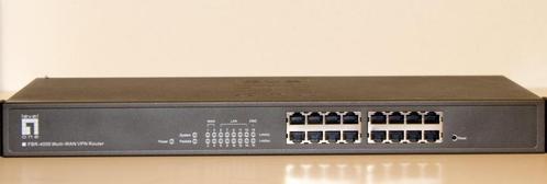 LevelOne Level1 - Routeur VPN multi-WAN FBR-4000, Informatique & Logiciels, Commutateurs réseau, Comme neuf, Enlèvement ou Envoi