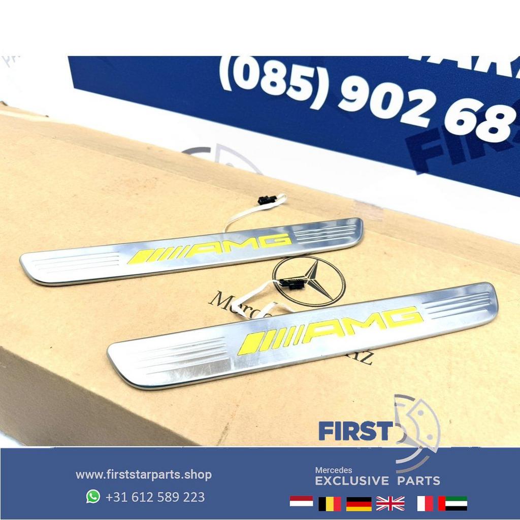 W205 W253 W213 C63 E63 GLC63 AMG verlichte LED instaplijsten, Auto-onderdelen, Verlichting, Gebruikt, -, Ophalen of Verzenden