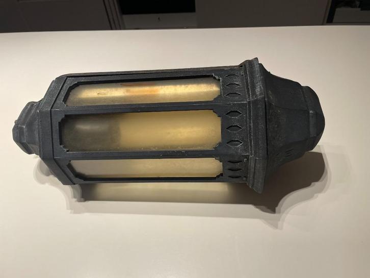 2 Retro wandlampen voor buiten, Jardin & Terrasse, Éclairage extérieur, Utilisé, Appliques murales, Aluminium, 50 à 250 watts