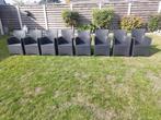 8 tuinstoelen, Tuin en Terras, Ophalen