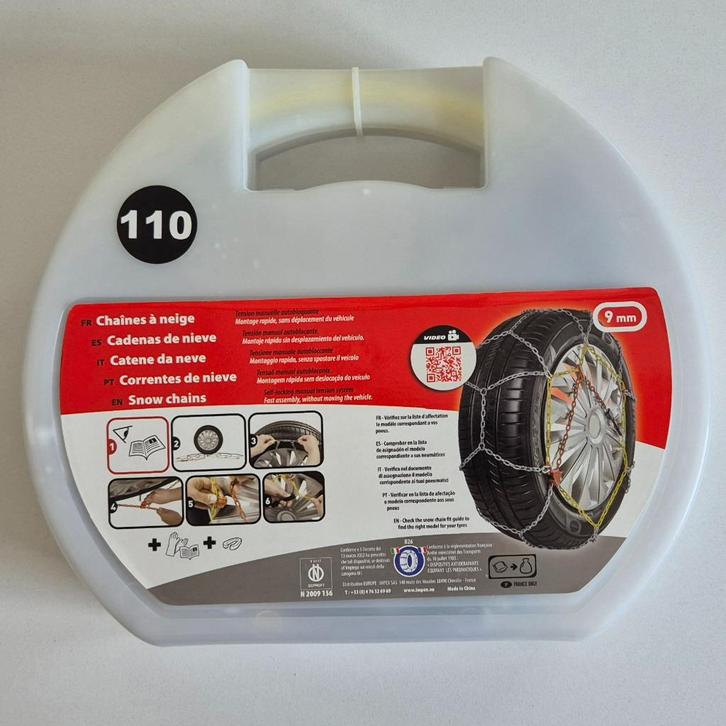 Sneeuwkettingen in staal met kettingspanner, Auto diversen, Sneeuwkettingen, Nieuw, Ophalen