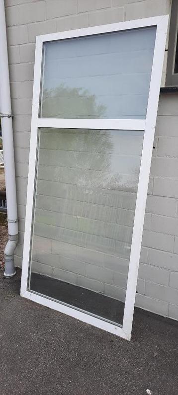 2 st vaste aluminium ramen in witte kleur