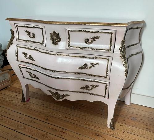 Commode baroque rose parme louis XVI, Huis en Inrichting, Kasten | Ladekasten, Zo goed als nieuw, Ophalen