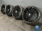 BMW 7-Serie G11 G70 22 inch zwarte breedset velgen 5x112 TPM, Auto-onderdelen, Gebruikt, 265 mm, Banden en Velgen, Overige maten