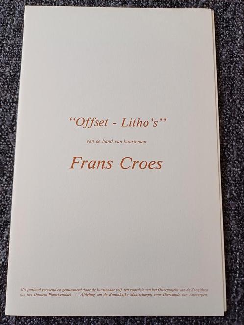 Offset-Litho's van Frans Croes (4 stuks), Antiek en Kunst, Kunst | Litho's en Zeefdrukken, Ophalen