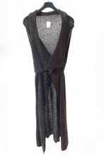 Lange mohair vest Sarah Pacini  1 maat, Taille 38/40 (M), Gris, Enlèvement ou Envoi, Sarah Pacini