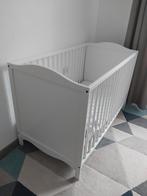 Lit bebe avec matelas, Ophalen, Gebruikt, Wit, 190 cm of minder