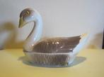 Vintage Michel CAUGANT zwaan terrine, patépot keramiek, Verzenden