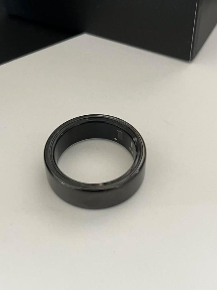 smartring Icering. Nieuw Glanzend zwart maat 62 of maat 10, Handtassen en Accessoires, Smartwatches, Nieuw, Zwart, Hartslag, Ophalen