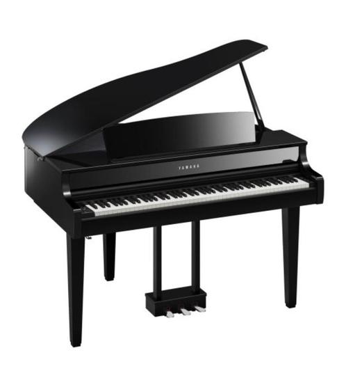 PIANO YAMAHA CLP-865 GP Clavinova noir, Muziek en Instrumenten, Piano's, Zo goed als nieuw, Vleugel, Zwart, Digitaal, Hoogglans