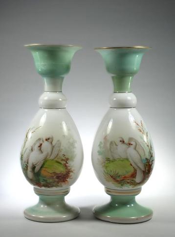 Val Saint Lambert - Paire de Vases - VSL - Val St Lambert beschikbaar voor biedingen
