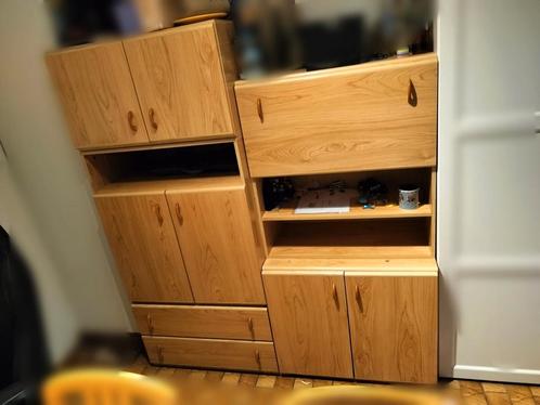 Kast - 5 modulaire onderdelen - zelf te plaatsen hoe je wil, Huis en Inrichting, Kasten | Wandmeubels, Gebruikt, Ophalen