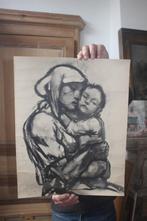 Estampe - Maternité - Pierre Paulus, Antiquités & Art, Art | Lithographies & Sérigraphies, Enlèvement ou Envoi