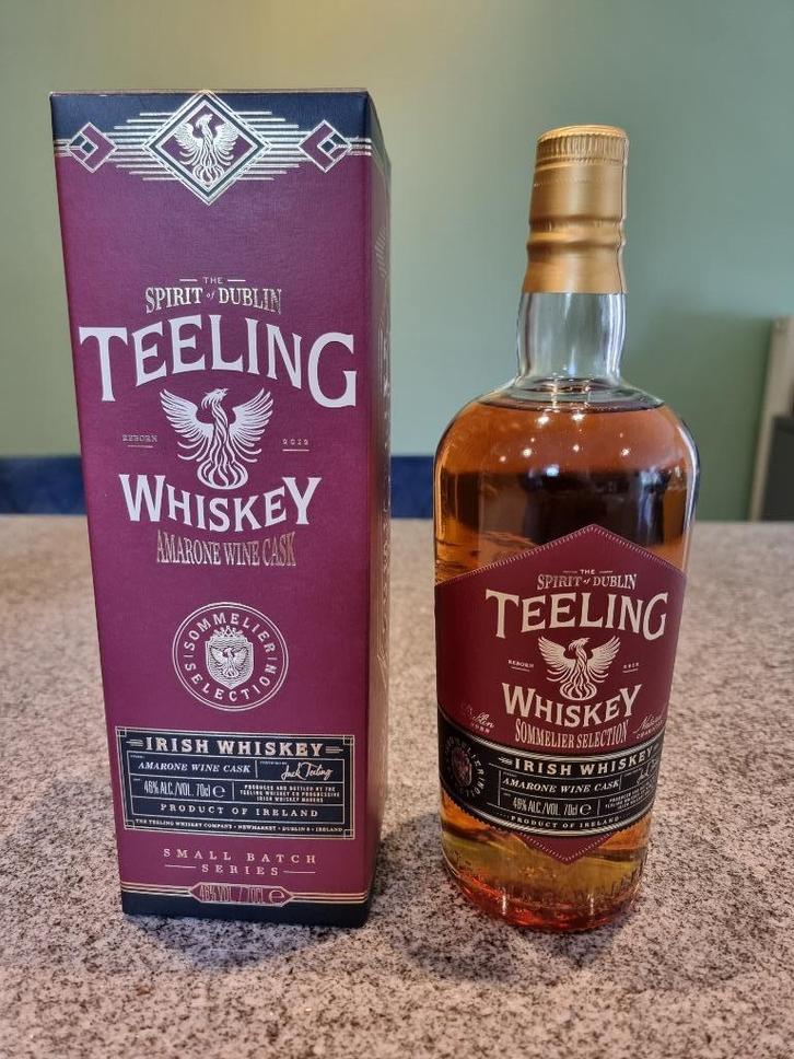 Whisky Teeling Amarone wijnvat, Verzamelen, Wijnen, Nieuw, Overige typen, Overige gebieden, Vol, Ophalen of Verzenden