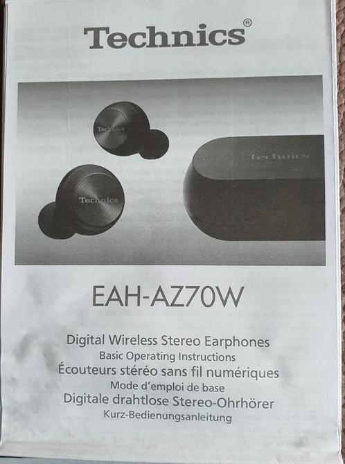 Écouteurs intra-auriculaires Technics modèle EAH-AZ70W, Audio, Tv en Foto, Hoofdtelefoons, Zo goed als nieuw, Ophalen