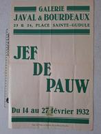 Zeldzame verzameling 7 affiches Jef De Pauw van 1920-1941, Antiek en Kunst, Kunst | Overige Kunst, Ophalen of Verzenden