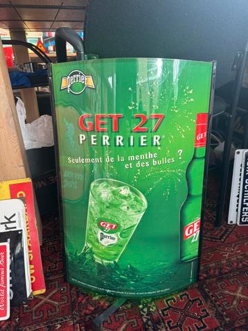 Perrier oude reclame lichtbak beschikbaar voor biedingen