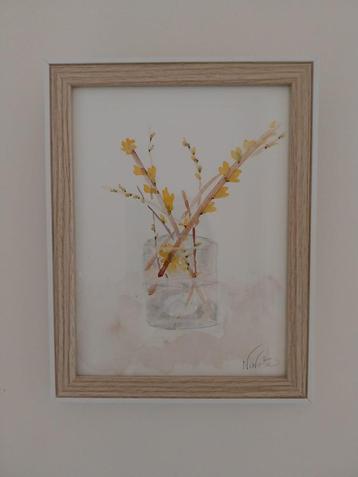 Originele moederdag cadeau - Aquarel 21x27 cm beschikbaar voor biedingen