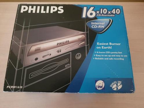 Nieuwe Philips CD/DVD brander 16x10x40 CD herschrijfbaar, Computers en Software, Optische drives, Nieuw, Intern, Cd, Dvd, Ophalen of Verzenden