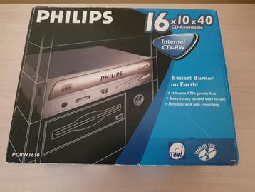 Nouveau Graveur cd/dvd philips 16x10x40 cd rewritable, Enlèvement ou Envoi, Neuf, Interne, Dvd