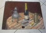 Joli dessin ancien 'Champagne sur la table' - Verbeeck, Antiquités & Art, Enlèvement ou Envoi
