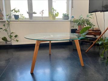 Design salontafel diam. 90cm - h: 45cm - mid-century vibes