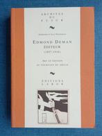 Edmond Deman éditeur, 1857-1918, Livres, Art & Culture | Arts plastiques, Enlèvement ou Envoi, Adrienne Fontainas
