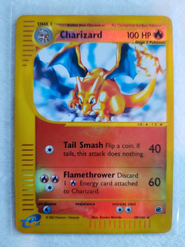 CHARIZARD expedition 2002 reverse holo NM, Hobby en Vrije tijd, Verzamelkaartspellen | Pokémon, Zo goed als nieuw, Booster, Ophalen of Verzenden