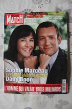 Paris Match - Sophie marceau et Dany Boon - 2008, Ophalen of Verzenden, Tijdschrift, 1980 tot heden