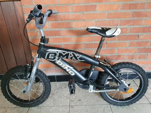 DINO BMX kinderfiets - 14 inch, Fietsen en Brommers, Fietsen | Kinderfietsjes, Zo goed als nieuw, Zijwieltjes, Ophalen