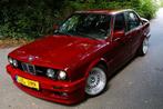 BMW 320i E30 M-Tech II Leer Sper Diff, Lederen bekleding, 4 deurs, Zwart, Leder