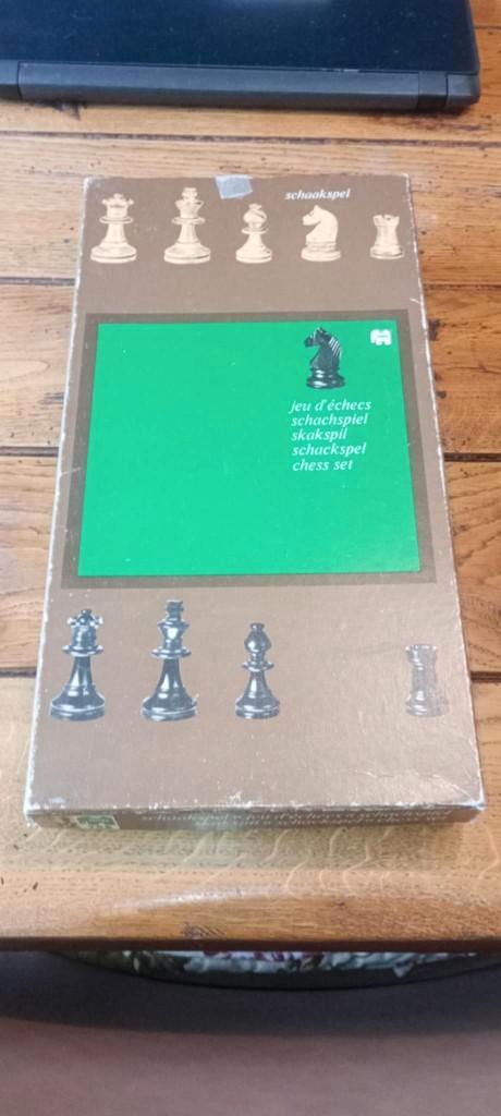 Ancient Jumbo schaakspel, Hobby en Vrije tijd, Gezelschapsspellen | Bordspellen, Gebruikt, Een of twee spelers, Ophalen of Verzenden