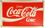 Coca Cola Poster 80ties Reclame retro verzamelen, Verzamelen, Verpakking, Gebruikt, Ophalen of Verzenden