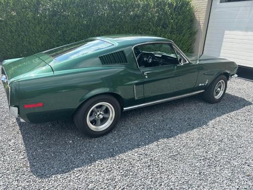 1968 Highland Green Fastback, Auto's, Oldtimers, Particulier, Ford, Benzine, Overige carrosserie, 2 deurs, Automaat, Groen, Zwart