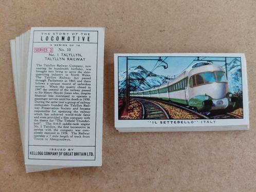 Story of the Locomotive series 2 compl. set 16 chromos trein, Verzamelen, Foto's en Prenten, Overige onderwerpen, 1960 tot 1980