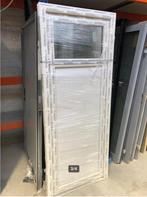 buitendeur kunsstof 1/4 glas, Ophalen, Glas, Buitendeur