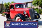 Ford V8 Pickup | 1937 | Route 66 Auctions, Auto's, Zwart, Bedrijf, Handgeschakeld, Overige carrosserie