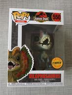 Funko pop Dilophosaure #550 édition Chase Jurassic Park, Collections, Comme neuf, Enlèvement ou Envoi