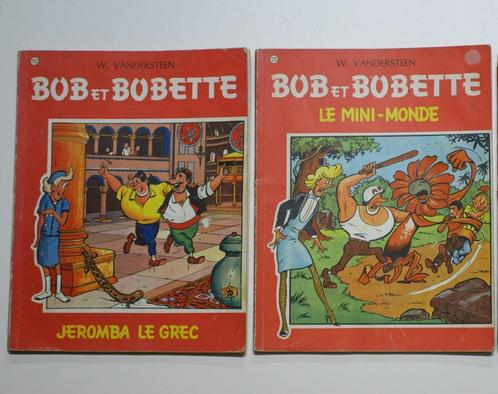 BD Bob et Bobette  72 Geromba 75 Mini monde + BOBO prend air, Boeken, Stripverhalen, Ophalen of Verzenden